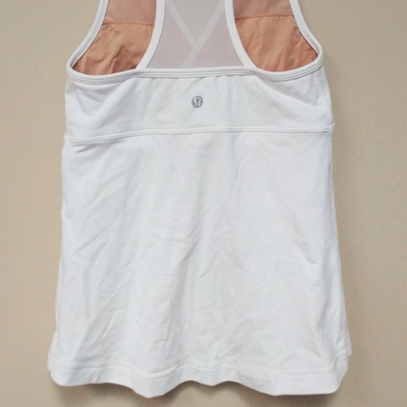 Lululemon White Size 2 Tank Top - Picture 5 of 5